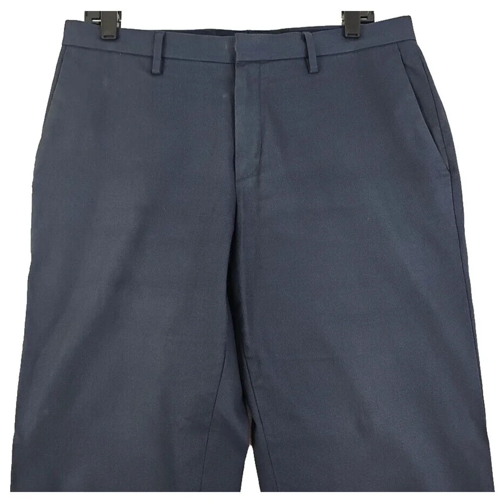 Banana Republic ~Mens 31x32 (32×32)~ Navy Blue Slim Chino Slacks Trousers Pants.